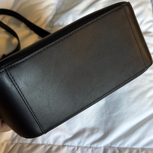 Michael Kors Black Shoulder Bag with Gold Accent - Picture 3 of 11